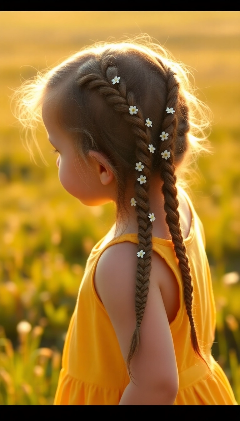 23 Unique and Creative Baby Haircuts That'll Make Them Stand Out! - 11. Boho Braids