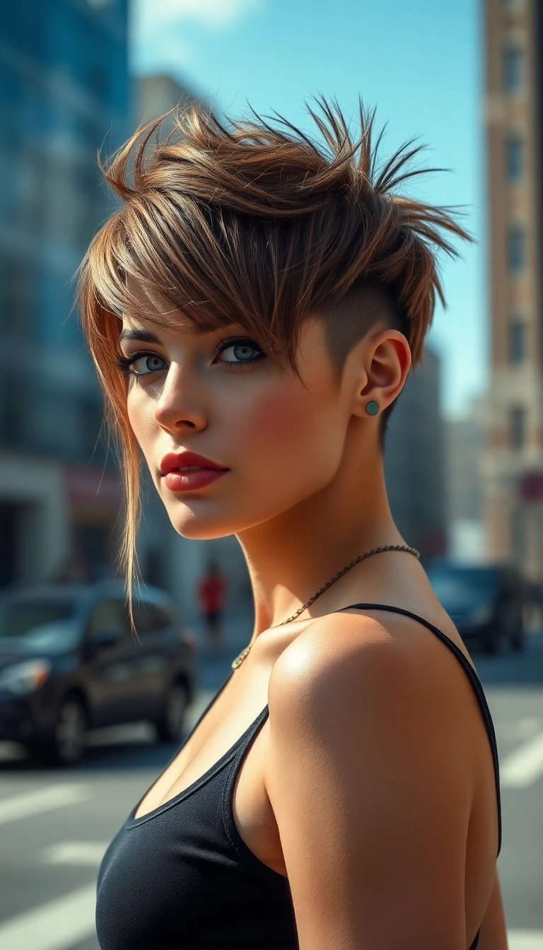 25 Long Shaggy Haircuts That Will Transform Your Look Instantly! - 10. Edgy Shag with Undercut