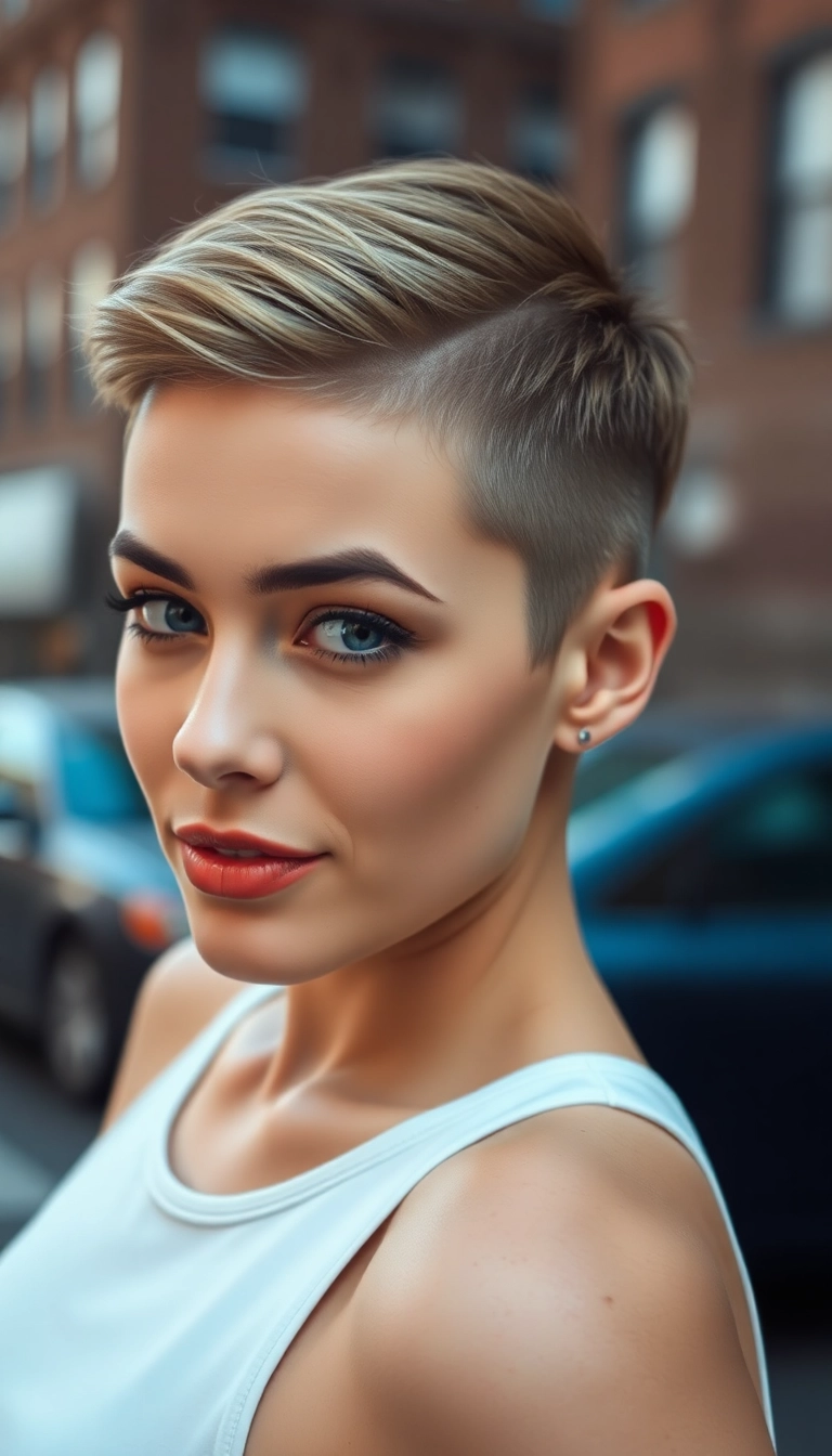 23 Stylish Very Short Pixie Haircut Ideas That Will Transform Your Look! - 18. Pixie with a Fade