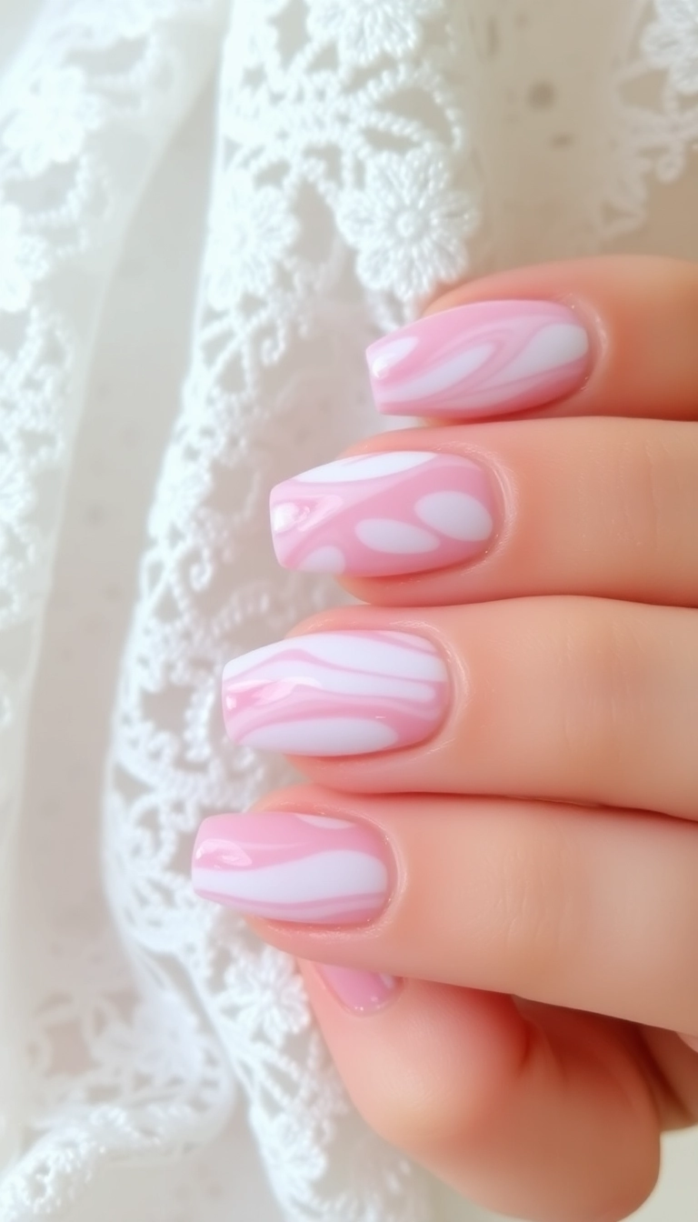 22 Fresh Spring Nail Designs That Will Make You Want to Show Off Your Hands! - 5. Marble Effect