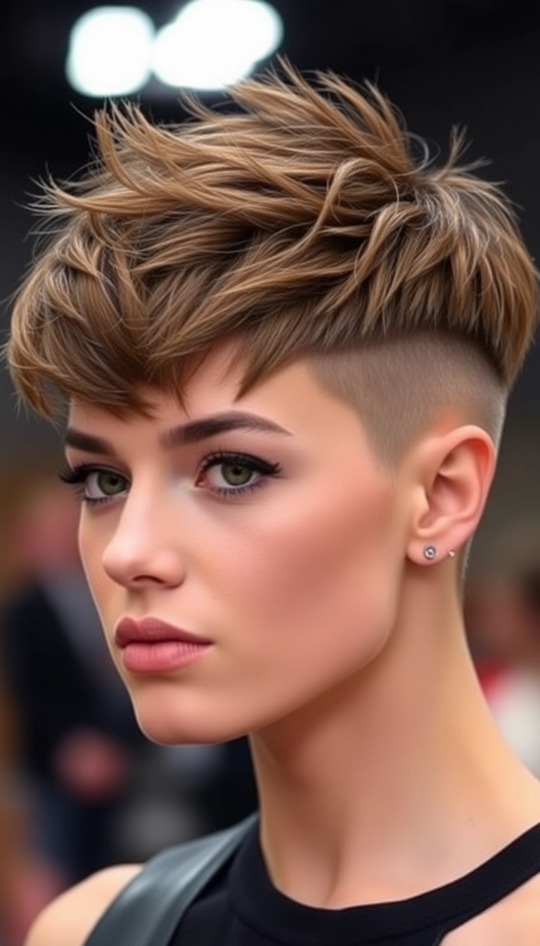 23 Stylish Very Short Pixie Haircut Ideas That Will Transform Your Look! - 1. Textured Pixie with Undercut