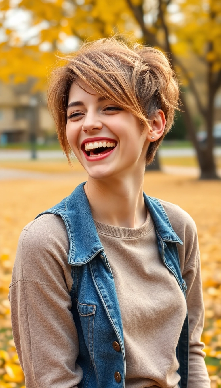 23 Stylish Very Short Pixie Haircut Ideas That Will Transform Your Look! - 5. Choppy Pixie Cut