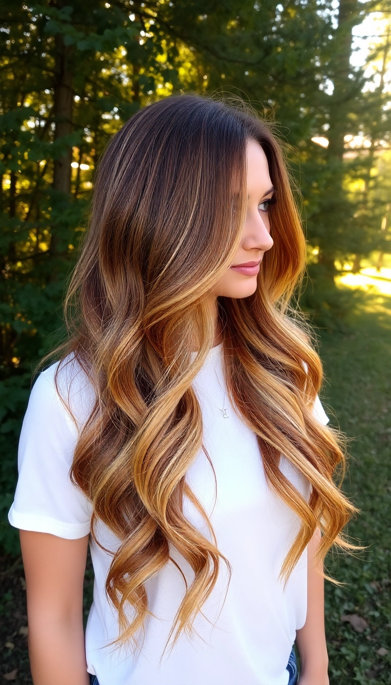 25 Stunning Red Copper Hair Color Ideas You Need to Try Now! - 8. Copper & Honey Fusion