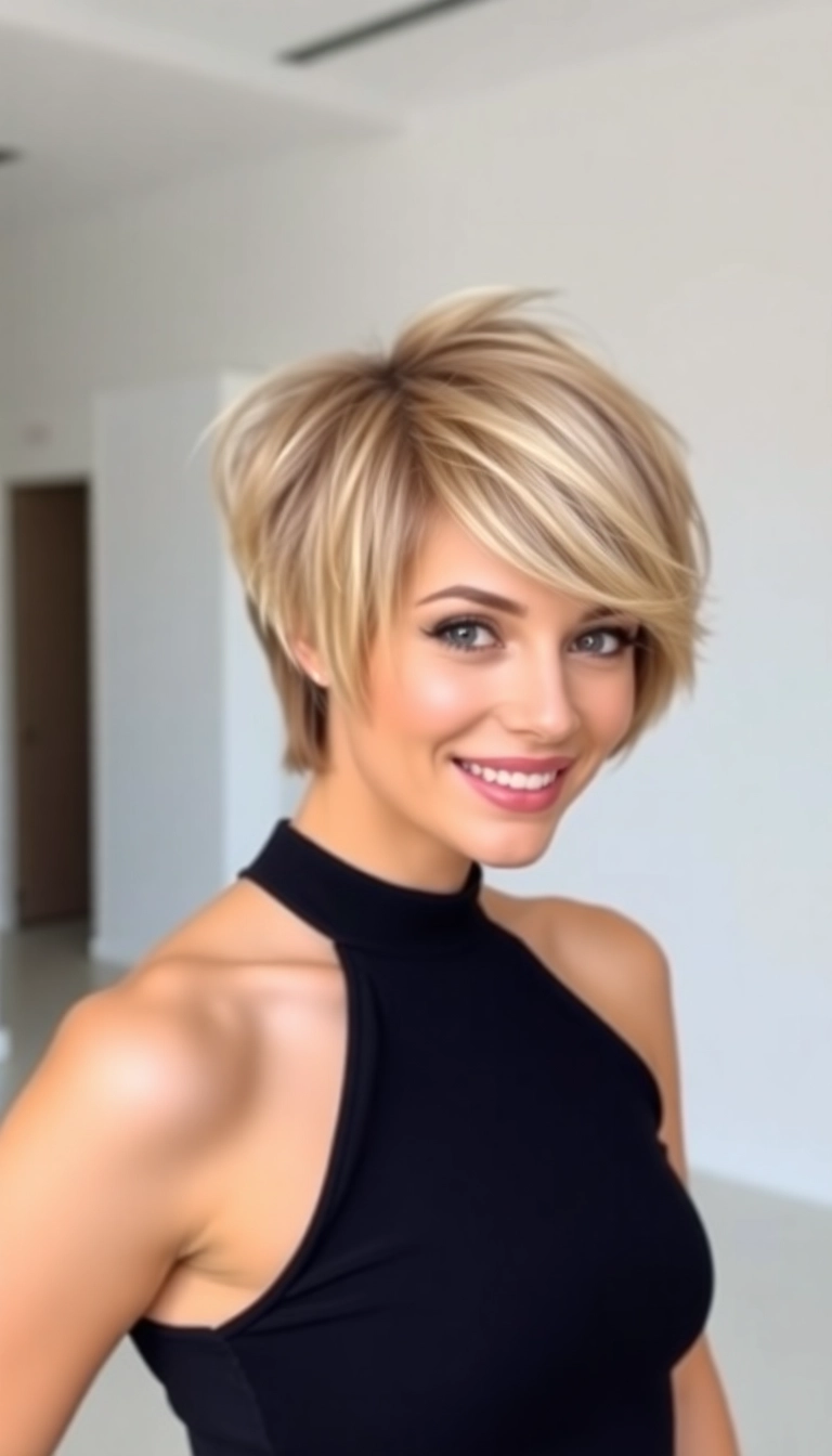 23 Stylish Very Short Pixie Haircut Ideas That Will Transform Your Look! - 20. Layered Pixie with Volume