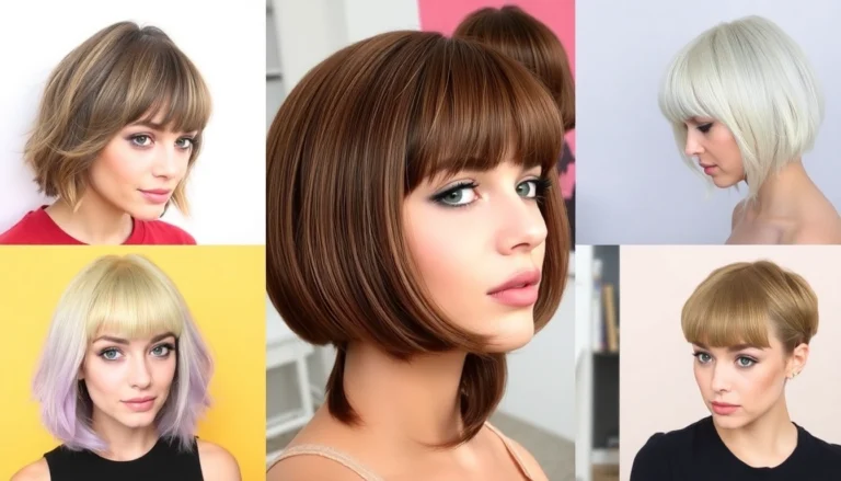 23 Flattering Short Hair with Bangs Styles for Round Faces (You’ll Want to Try #7!)