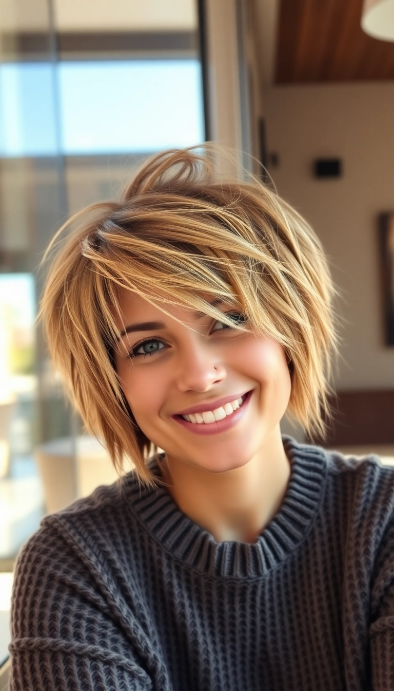 18 Short Spiky Haircuts That Will Make You the Center of Attention! - 5. Messy Spiky Bob