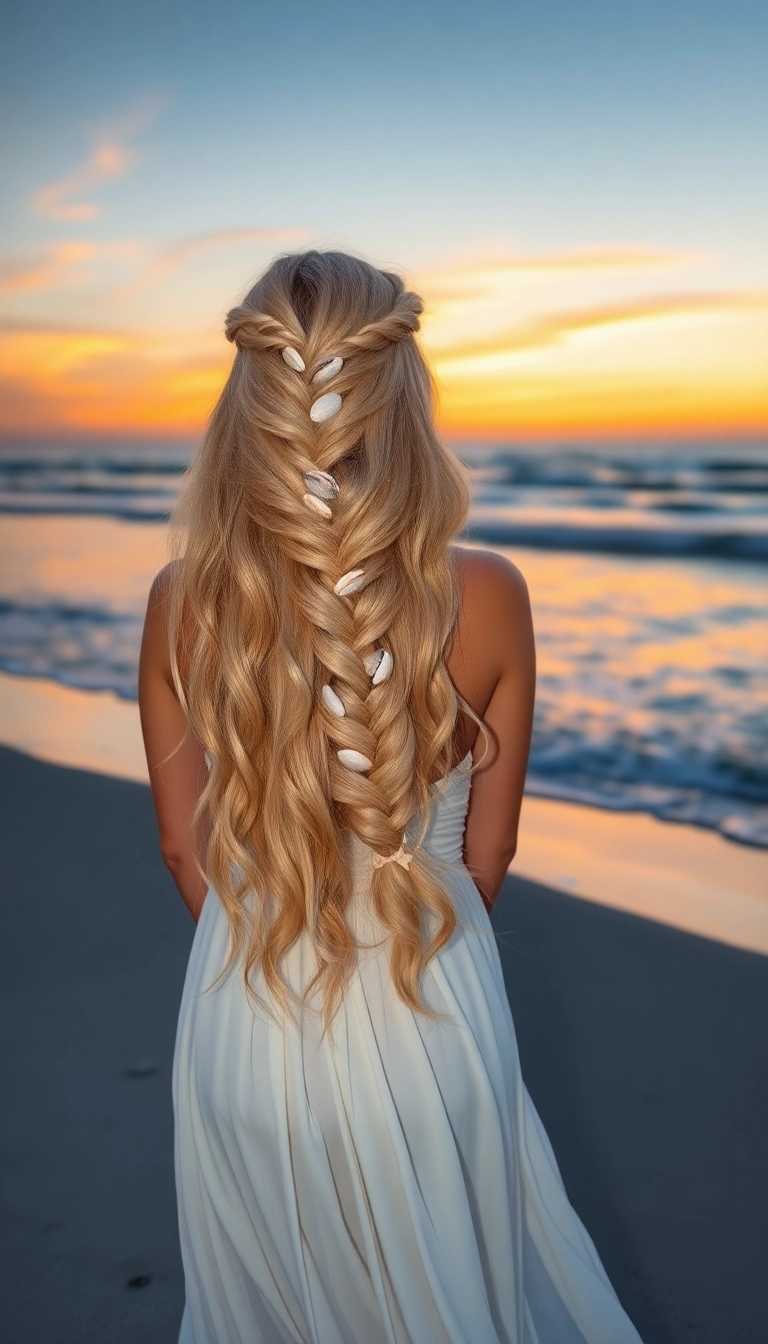 23 Stunning Blonde Braids for a Perfect Boho Look (You Won't Believe #12!) - 22. Bohemian Mermaid Braid