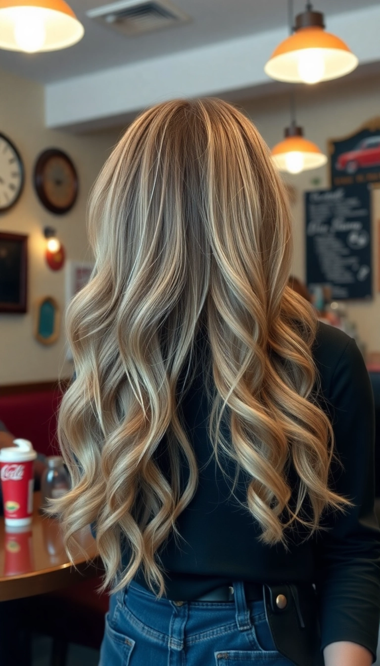 18 Stunning Low Maintenance Brunette Balayage Hair Ideas You Need to Try! - 12. Vintage Blonde Balayage