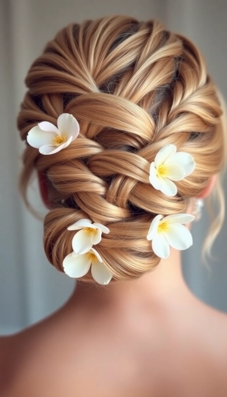 23 Stunning Blonde Braids for a Perfect Boho Look (You Won't Believe #12!) - 12. Intricate Braided Updo (You Won't Believe This!)