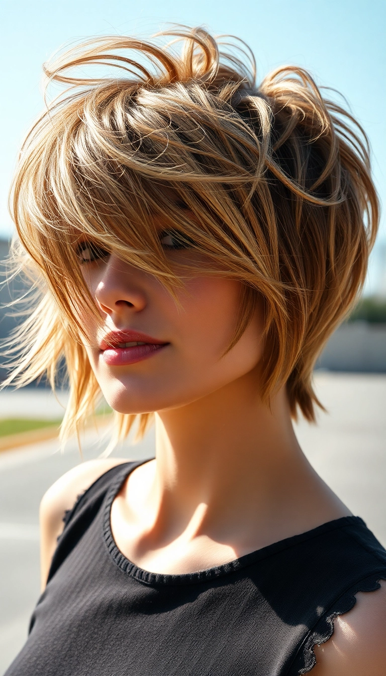 18 Short Spiky Haircuts That Will Make You the Center of Attention! - 14. Layered Spiky Crop