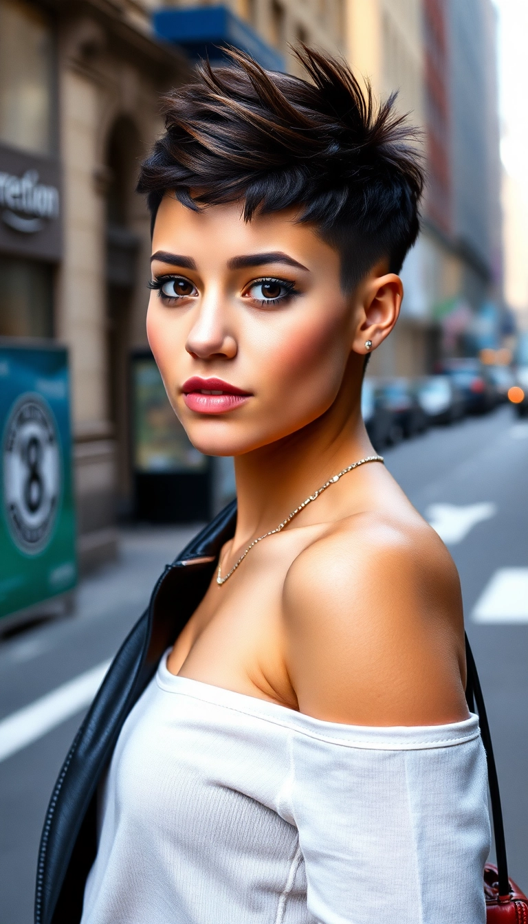 35 Short Hair Summer Hairstyles Every Gen-Z Trendsetter Needs to Try! - 18. Pixie with Undercut