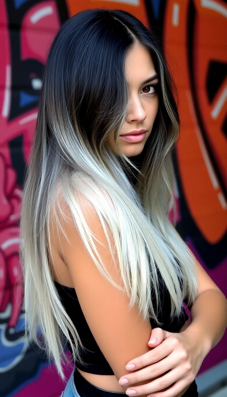 18 Stunning Low Maintenance Brunette Balayage Hair Ideas You Need to Try! - 14. High Contrast Balayage