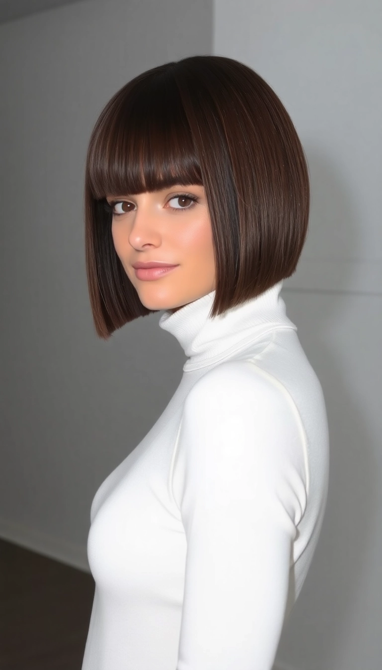 22 Edgy Short Haircuts That Will Make You Want to Chop It All Off! - 5. Blunt Cut Bob