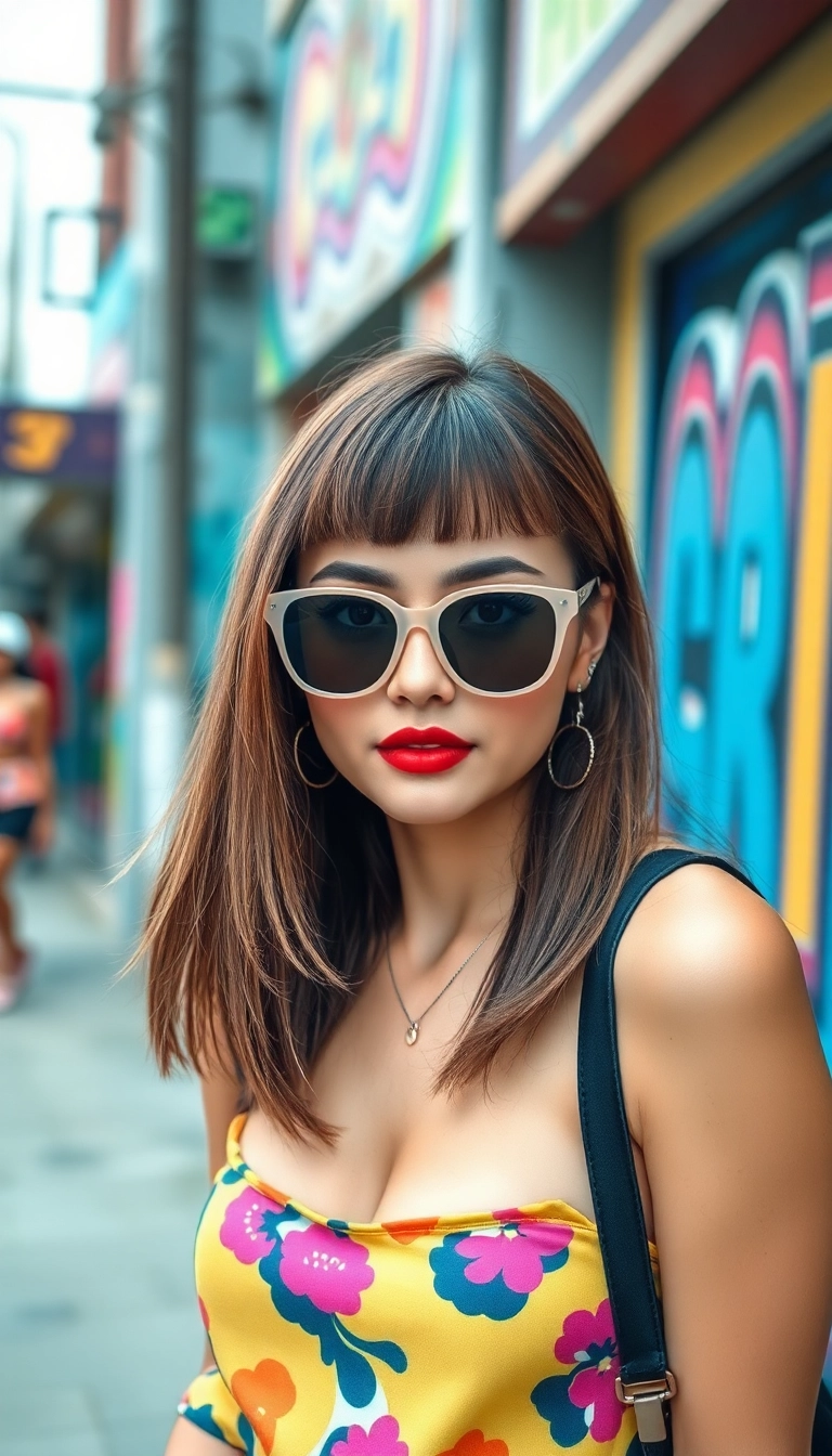 35 Short Hair Summer Hairstyles Every Gen-Z Trendsetter Needs to Try! - 2. Choppy Bob with Bangs