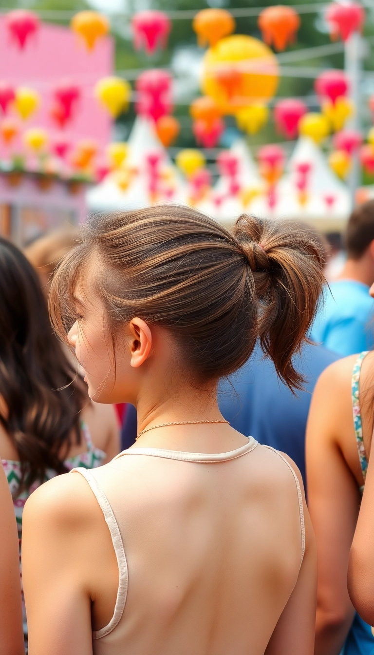 18 Short Spiky Haircuts That Will Make You the Center of Attention! - 21. Spiky Half-Updo